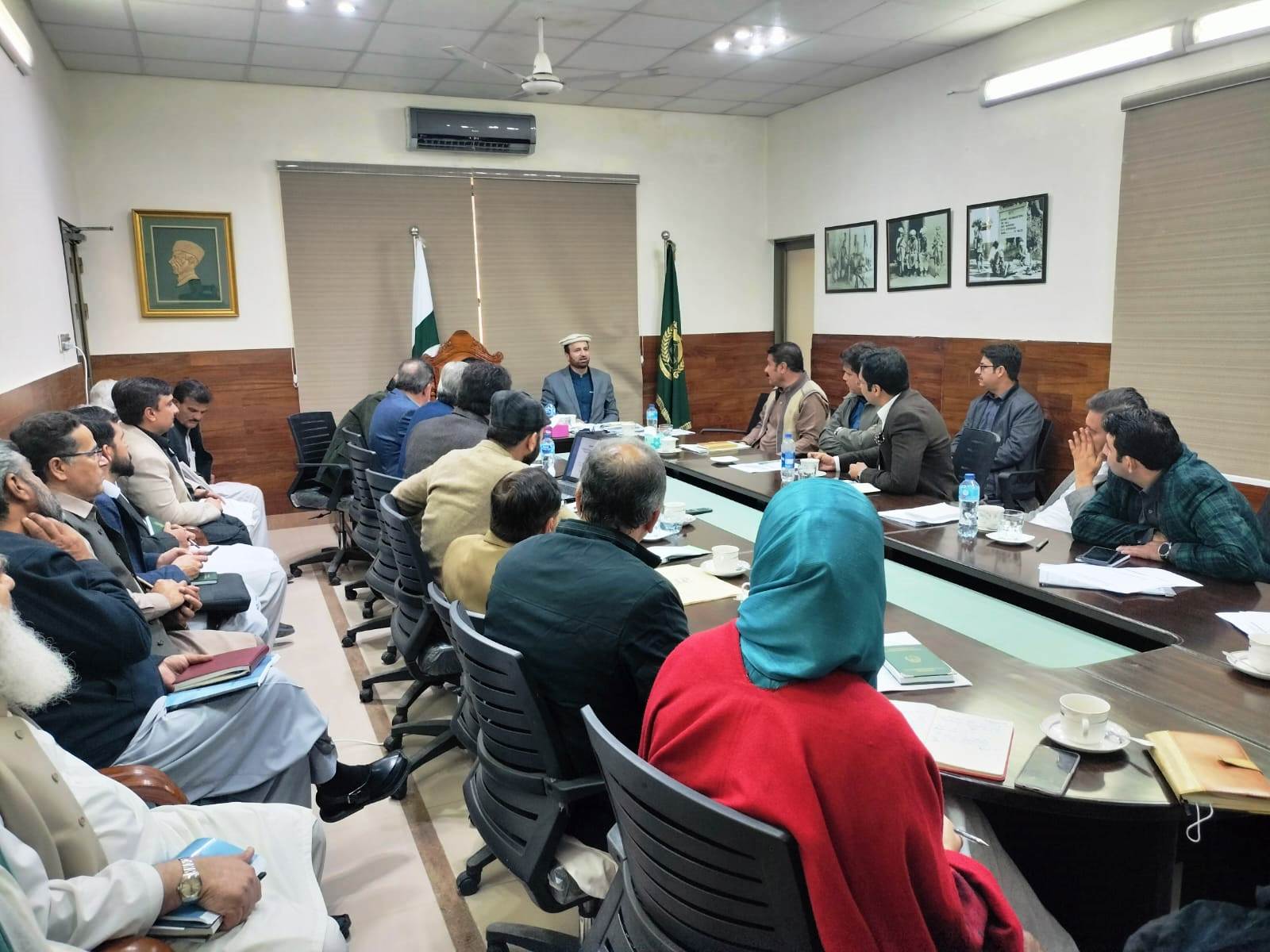 A Review Meeting Of The Kohat Division Development Project And M&E System Kohat Division Was Held On 9-12-2022